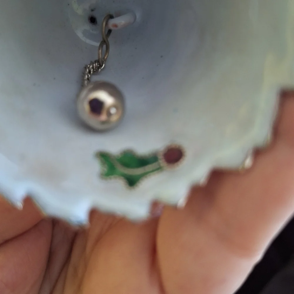 Cloisonni Christmas bell
